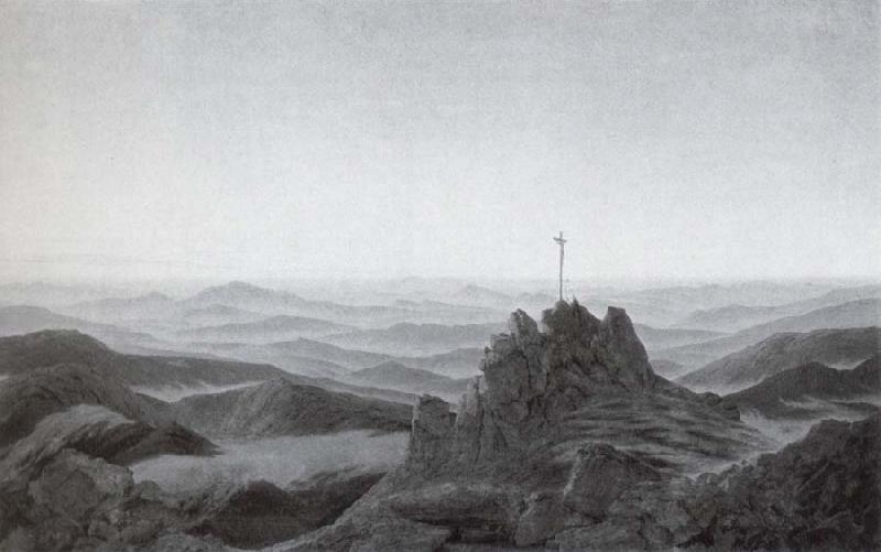Caspar David Friedrich Riesengebirge oil painting image